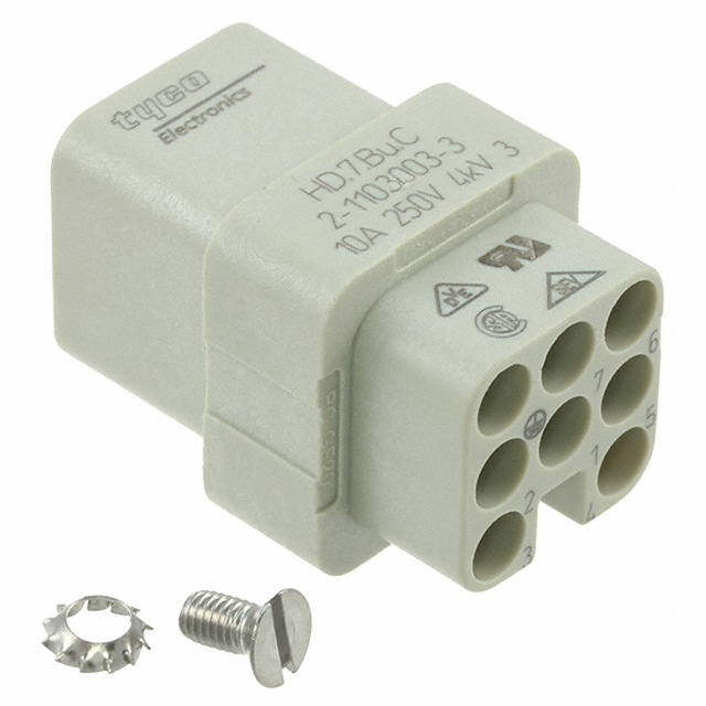 2-1103003-3 TE Connectivity AMP Connectors