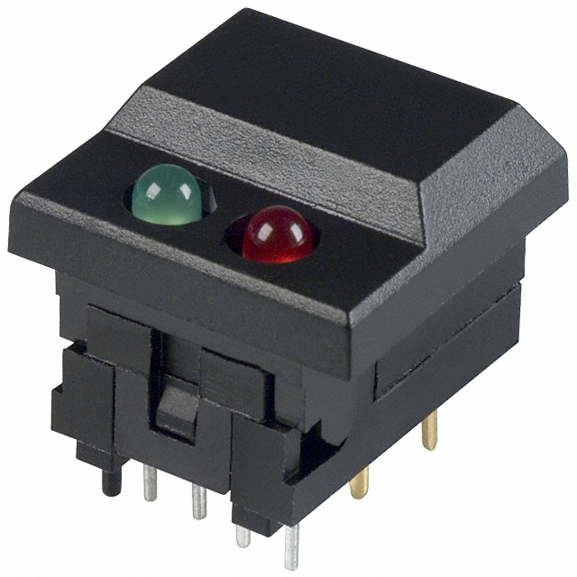 5511MBLKREDGRN E-Switch