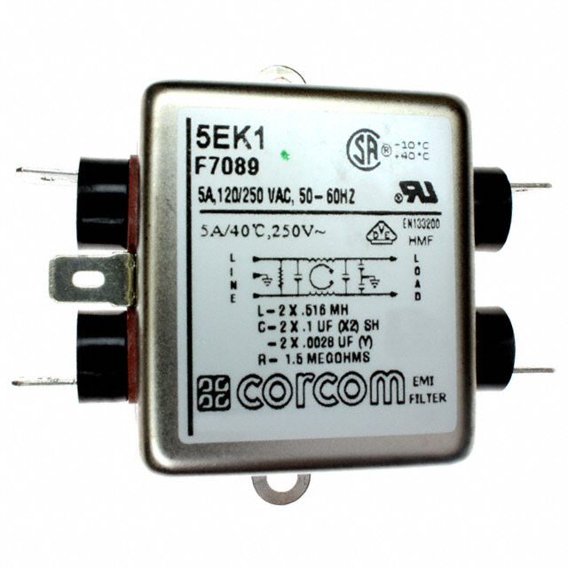 5EK1 TE Connectivity Corcom Filters