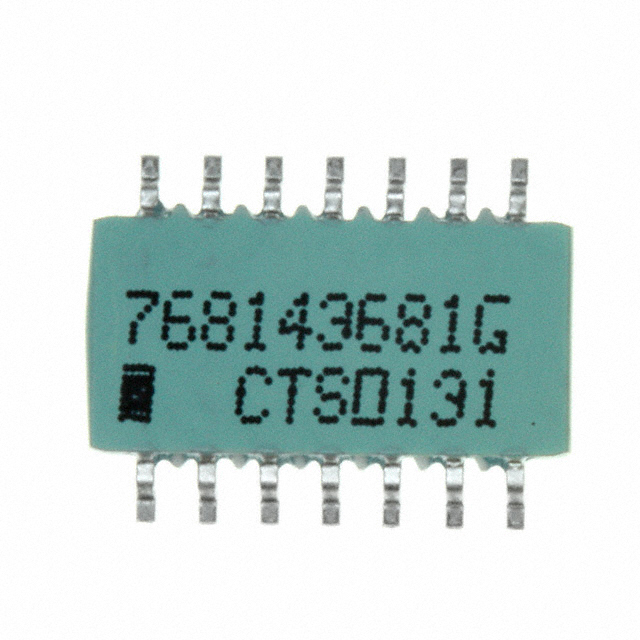 768143681G CTS Resistor Products