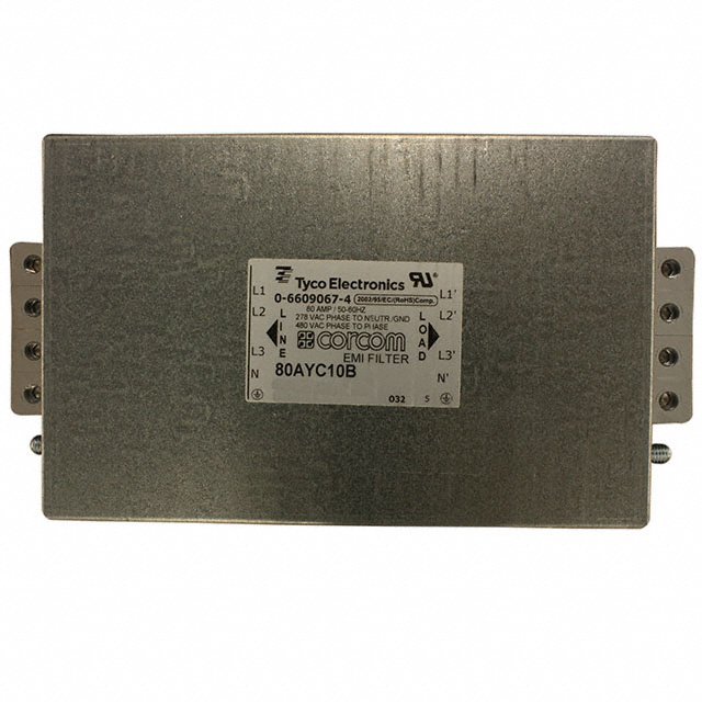 80AYC10B TE Connectivity Corcom Filters