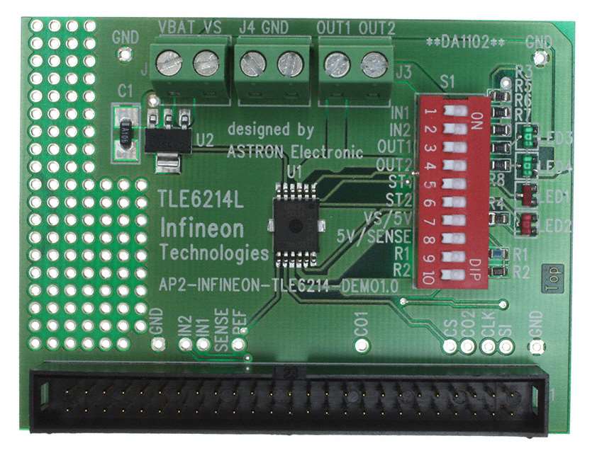 DEMOBOARD TLE 6214L Infineon Technologies