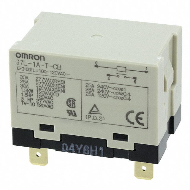 G7L-1A-T-CB-AC100/120 Omron Electronics Inc-EMC Div