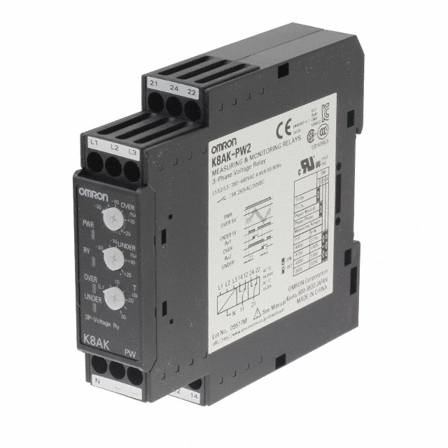 K8AK-PW2 380/480VAC Omron Automation and Safety