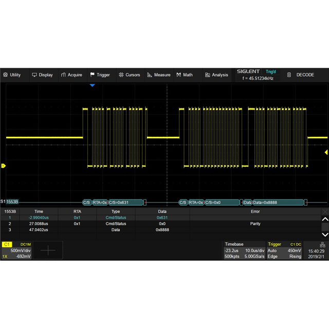 SDS-5000X-1553B Siglent Technologies NA, Inc.