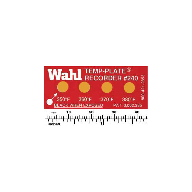 240-350F Wahl Temp-Plate®