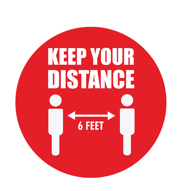 3M 3662-10 KEEP DISTANCE 3M (TC)