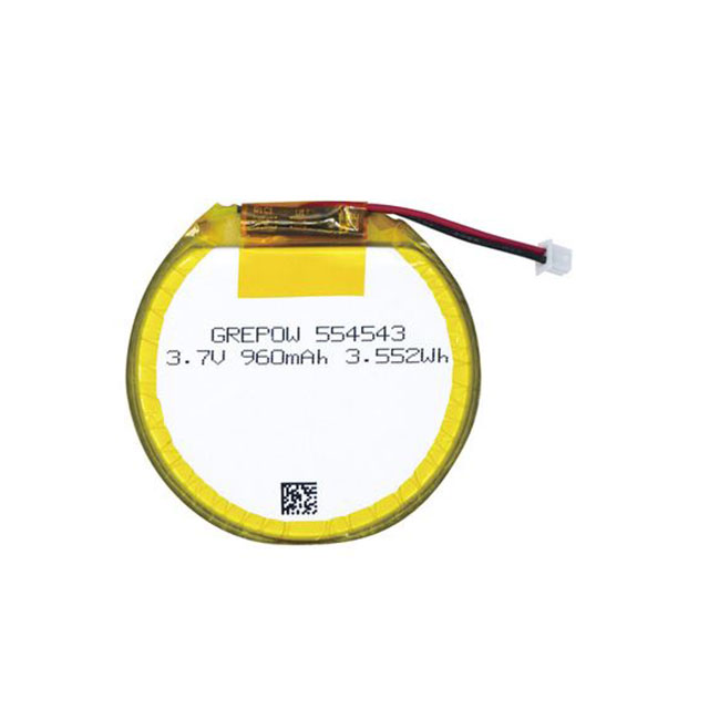 GRP554543-1C-3.7V-960MAH WITH PCM Grepow Inc.