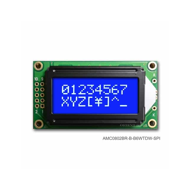 AMC0802BR-B-B6WTDW-SPI Orient Display