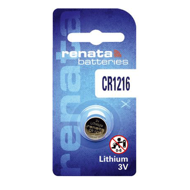 CR1216 (1 BATTERY) Renata Batteries