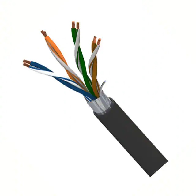 FUTP4-C5e-SOLID-CMR-BK-305 Hyperline