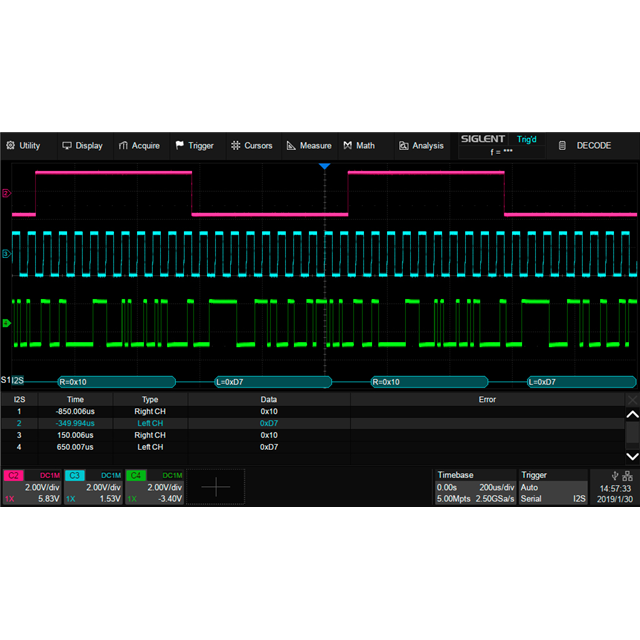 SDS-5000X-I2S Siglent Technologies NA, Inc.