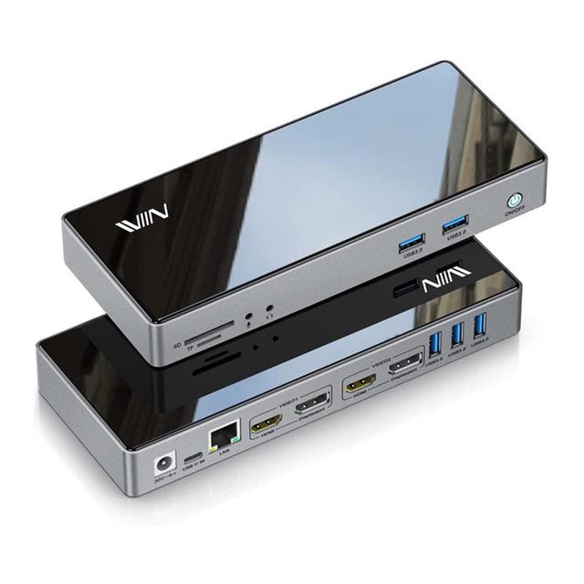 IVIIN 16-IN-1 USB 3.0 DOCKING STATION QGeeM