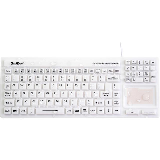 KBSTRC106T-W-C10 WetKeys Washable Keyboards