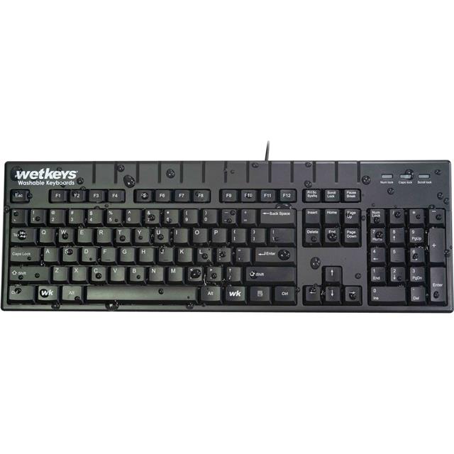 KBWKABS104-BK-C10 WetKeys Washable Keyboards