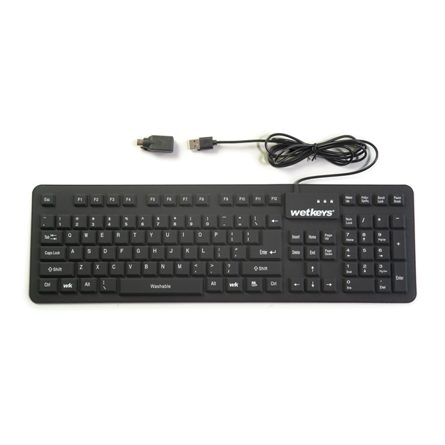 KBWKFC106-BK WetKeys Washable Keyboards