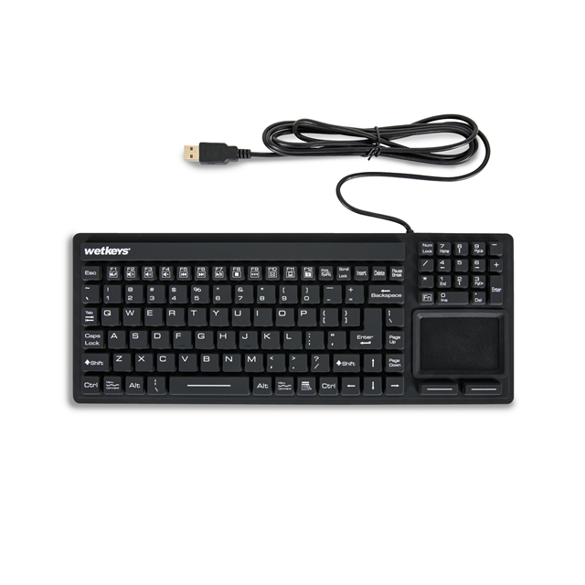 KBWKRC106T-BK WetKeys Washable Keyboards