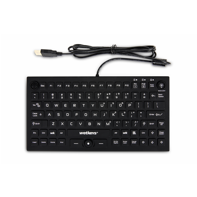 KBWKRC89PB-BK WetKeys Washable Keyboards