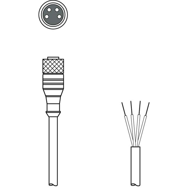 KD U-M8-4A-V1-050 Leuze