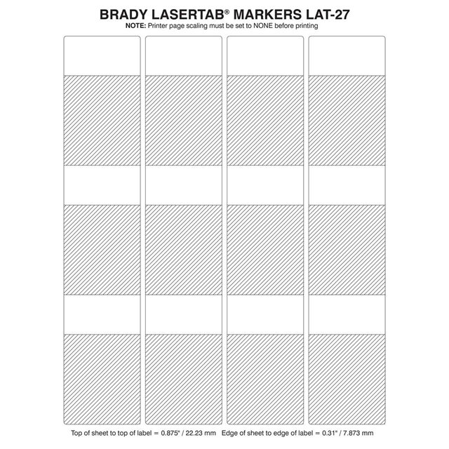 LAT-27-361-0.25 Brady Corporation