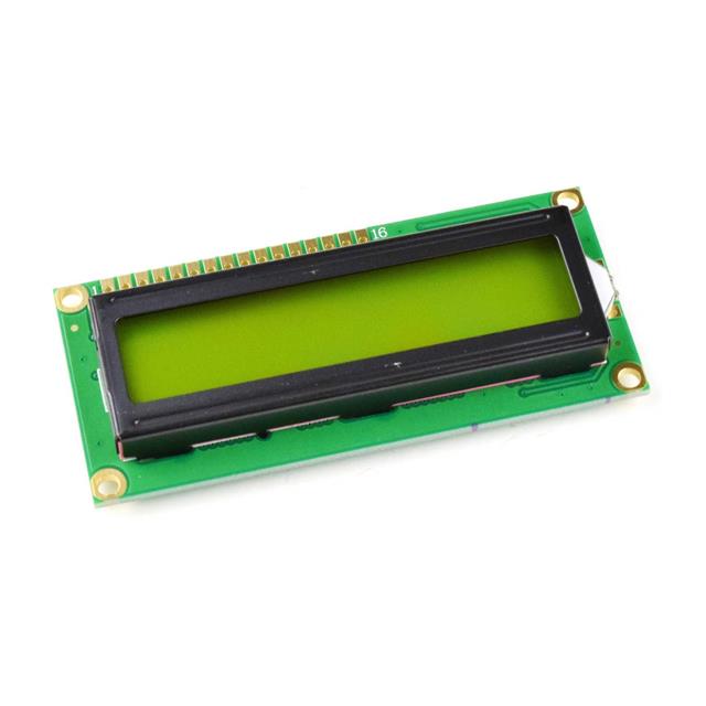 LCD 1602 2x16 Green-Yellow UNIVERSAL-SOLDER Electronics Ltd