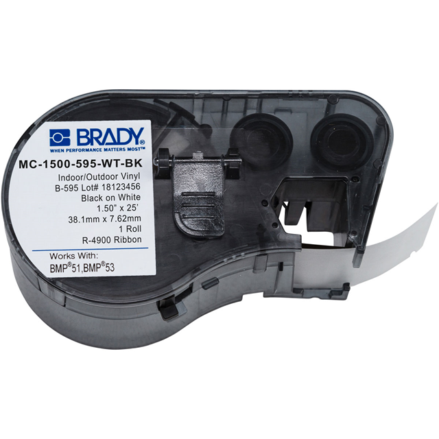 MC-1500-595-WT-BK Brady Corporation