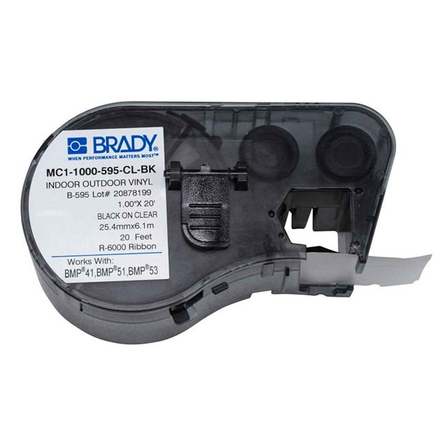 MC1-1000-595-CL-BK Brady Corporation