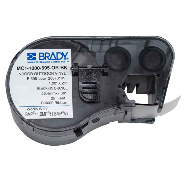 MC1-1000-595-OR-BK Brady Corporation