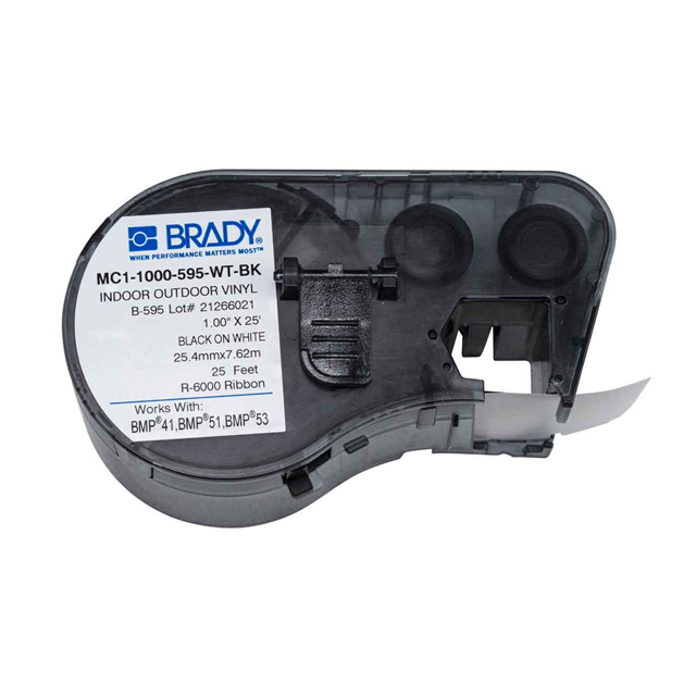 MC1-1000-595-WT-BK Brady Corporation