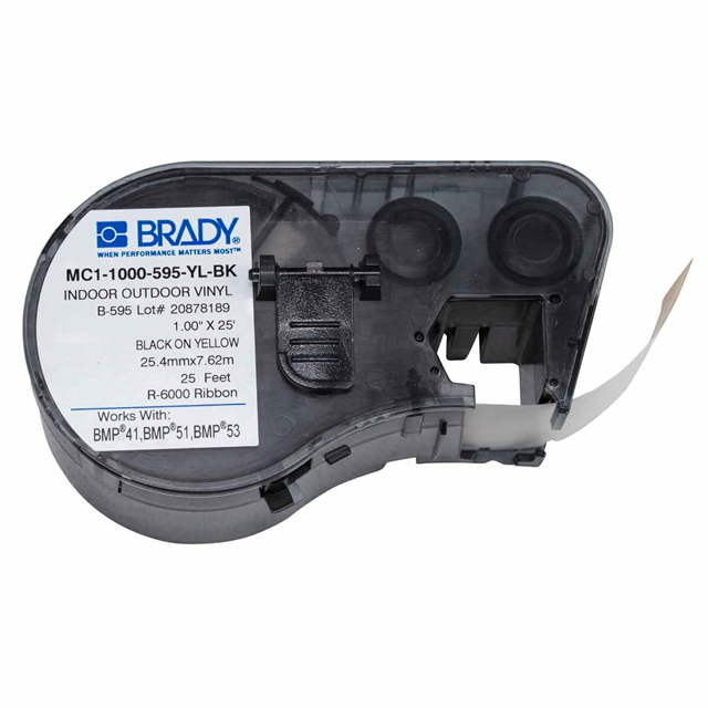 MC1-1000-595-YL-BK Brady Corporation