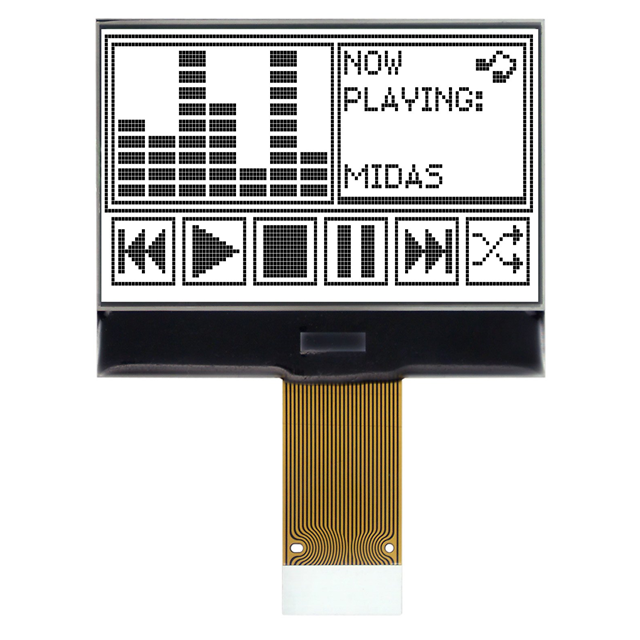 MCCOG128064B12W-FPTLW Midas Displays