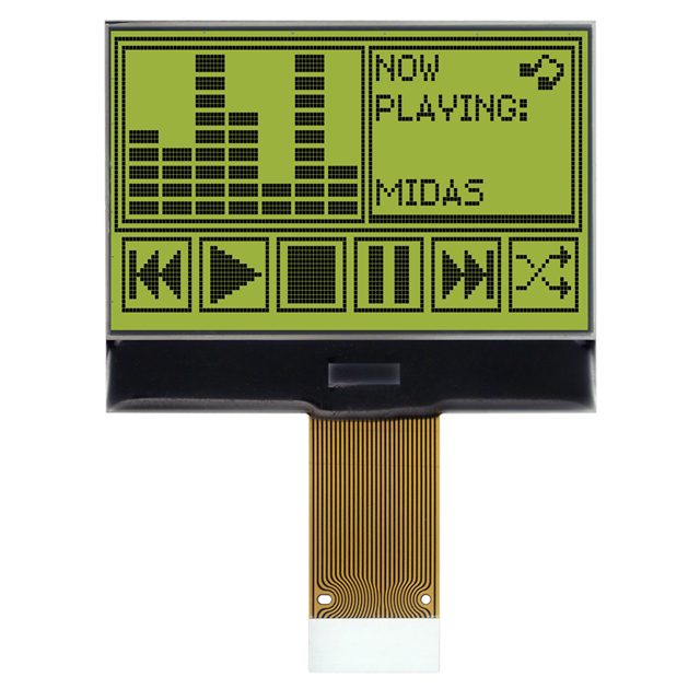 MCCOG128064B12W-SPR Midas Displays