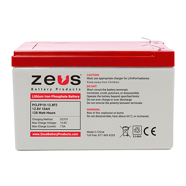 PCLFP10-12.8F2 ZEUS Battery Products