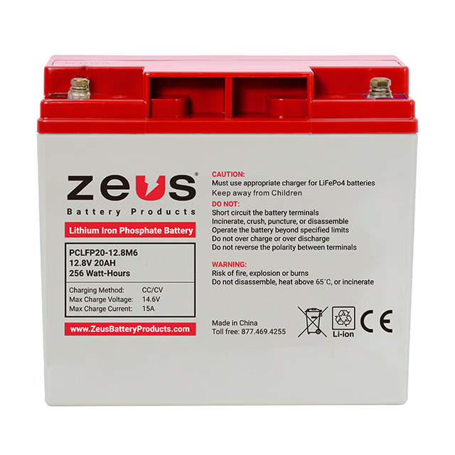 PCLFP20-12.8M6 ZEUS Battery Products