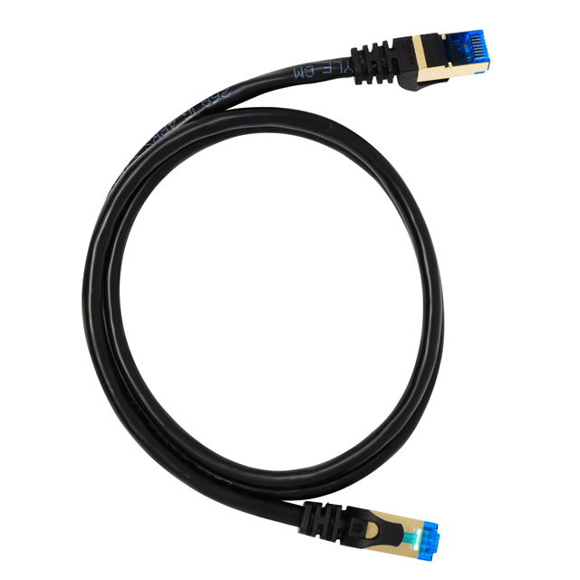 QG-CAT7R-3FT-BLK QualGear