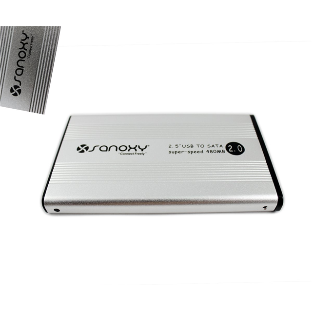 SANOXY-DSV-2.5HDD-SATA-SLV Sanoxy