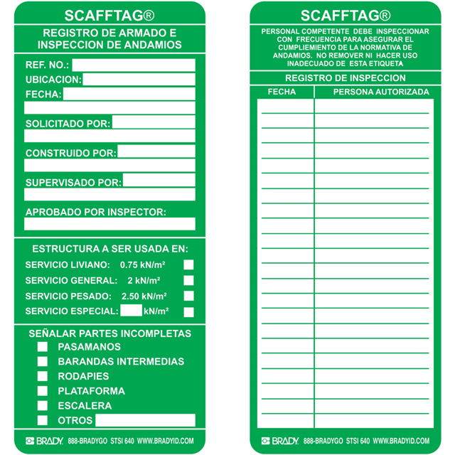 SCAF-STSI 640 Brady Corporation