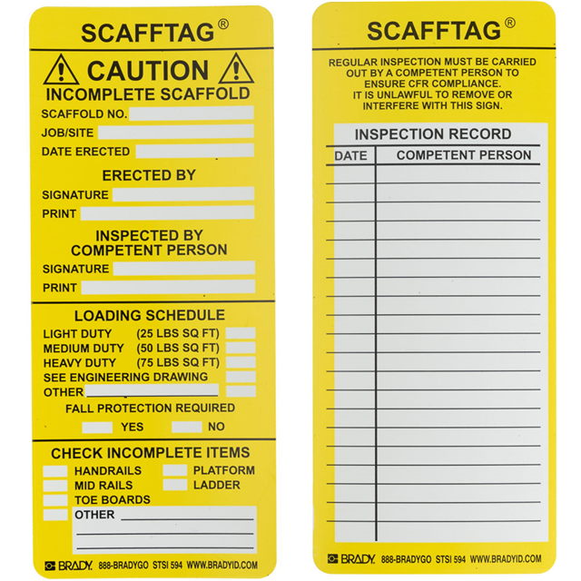 SCAF-STSI594 Brady Corporation