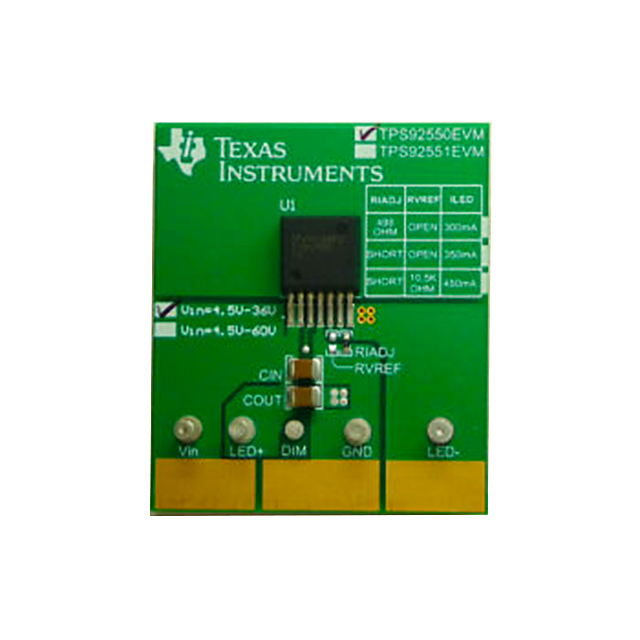 TPS92550EVM/NOPB Texas Instruments