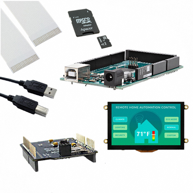 NHD-7.0CTP-CAPE-N-KIT Digi-Key Kit (VA)