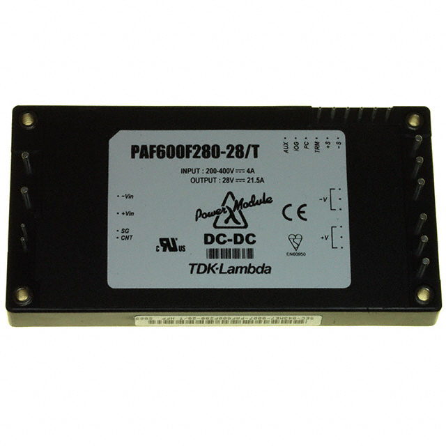 PAF600F280-28/T TDK-Lambda Americas Inc