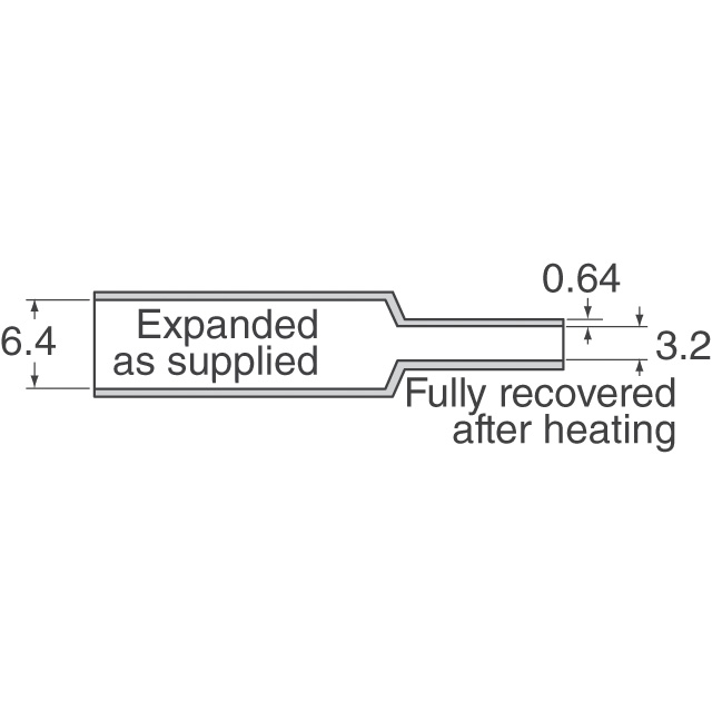 RNF-100-1/4-RD-STK TE Connectivity Raychem Cable Protection